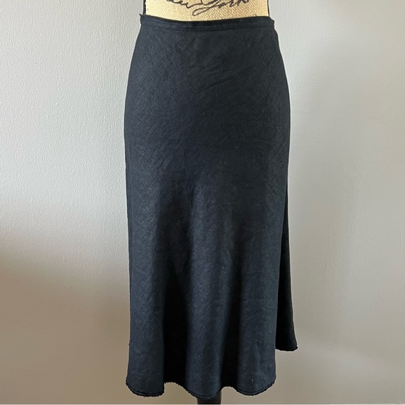 Eileen Fisher Dresses & Skirts - Eileen Fisher Black Linen Skirt